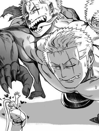 Roronoa Zoro (Asura) & Denjiro Roronoa Zoro (Asura) & Denjiro